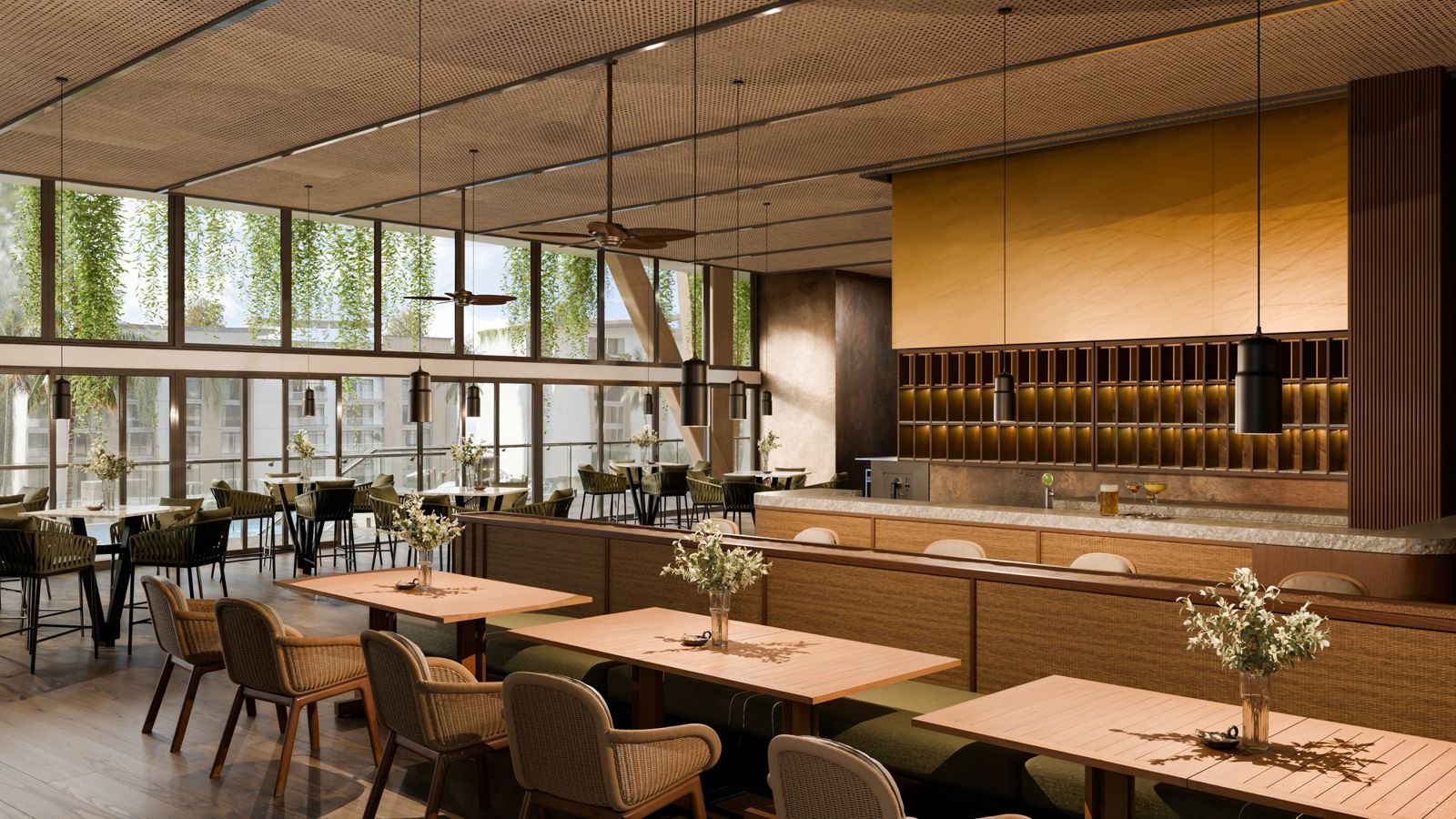 Restaurant interior